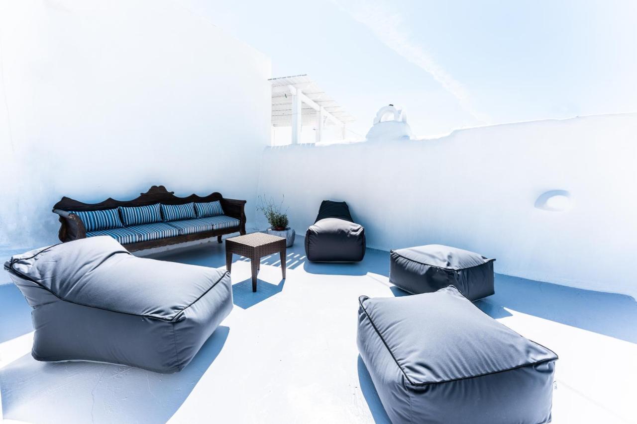 Вилла Kalamia Cave House Пиргос Экстерьер фото