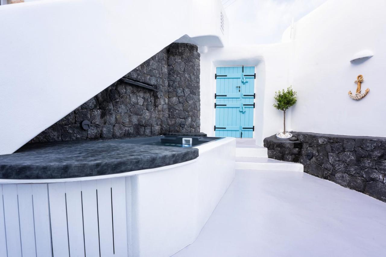 Вилла Kalamia Cave House Пиргос Экстерьер фото