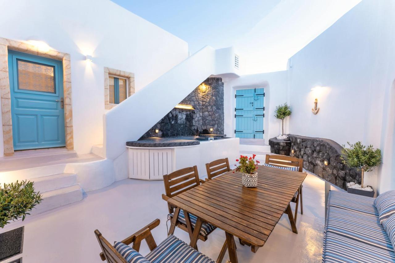 Вилла Kalamia Cave House Пиргос Экстерьер фото